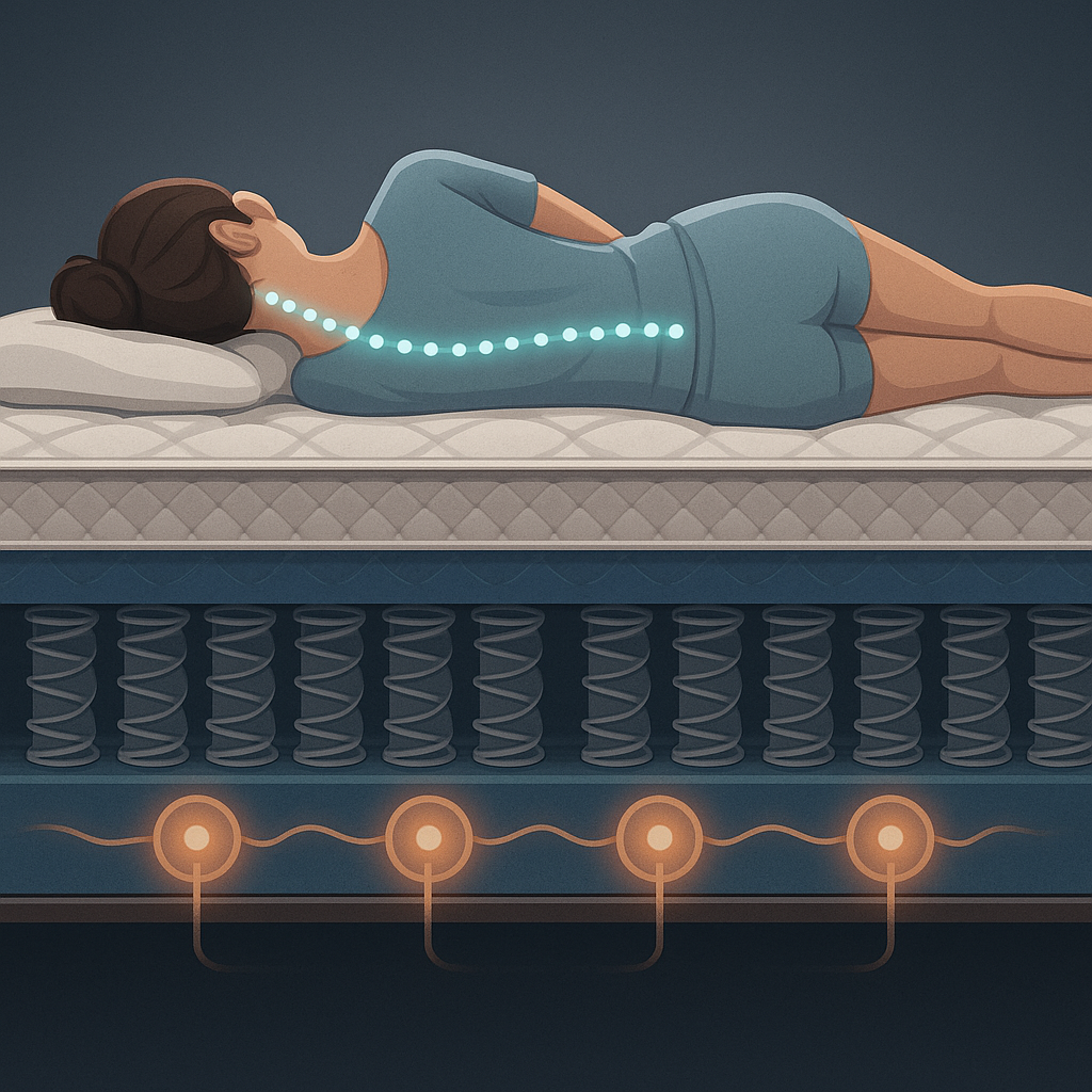 Smart Mattress adaptive comfort sensors